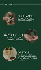 sap moss™ weightless hydration shampoo